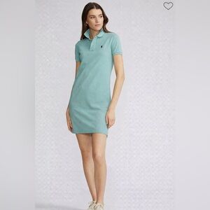 Polo Ralph Lauren Mini Mesh Women's Aqua/Pond Dress